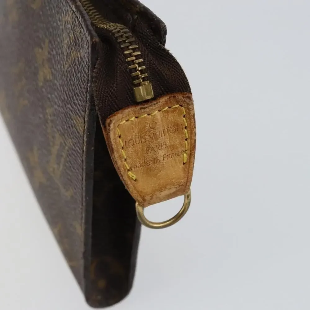 Louis Vuitton Monogram Bucket GM Accessory Pouch Brown